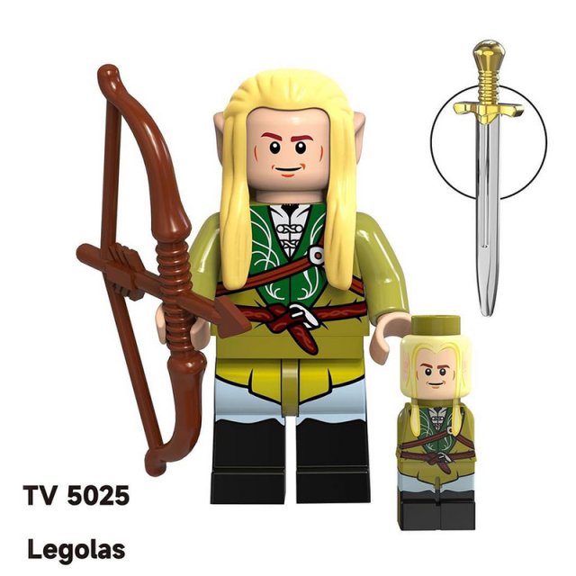 TV6403 The Lord of the Rings Minifigs Building Blocks Military Armor Soldiers Weapons Shield Sword Medieval Knight Hobbit Toys
