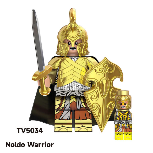 TV6404 Medieval The Lord Of The Rings Elrond Action Figures Building Blocks Noldo Archer Soliders Toys Children Birthday Gifts
