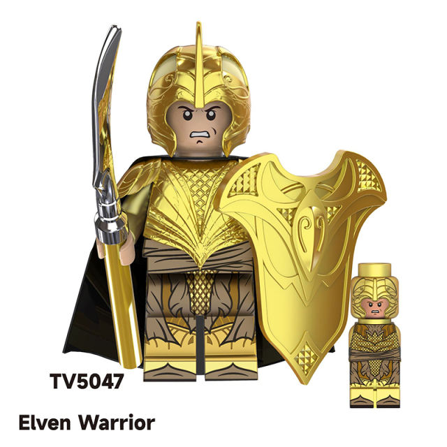 TV6406 Medieval The Lord Of Rings Nordo Elf Warrior Action Figures Haldir Building Blocks Soliders Weapon Toys Children Gifts