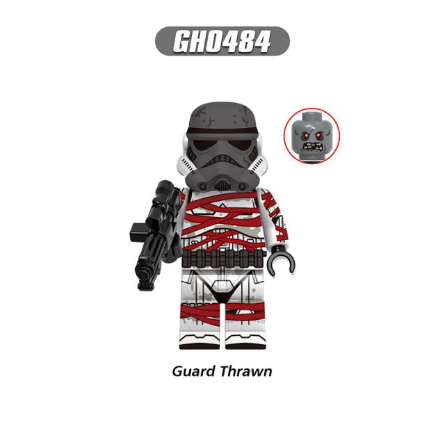 G0161 Star Wars Series Storm Troopers Minifigs Building Blocks Commander Guard Thrawn Solider Weapon Collection Toys Children Gift
