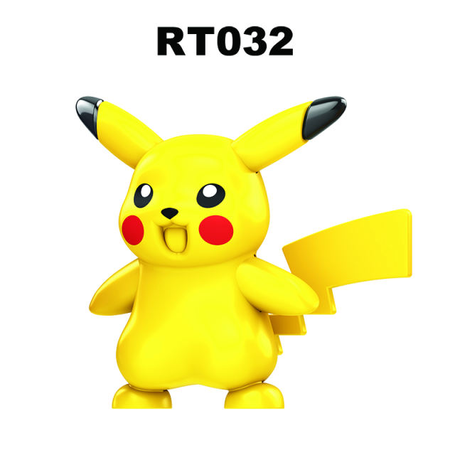 RT026-036 Pokemon Pikachu Charmander Psyduck Squirtle Bulbasaur Seed Gengar Anime Figures Toys Model Kawaii Children Gifts Toys