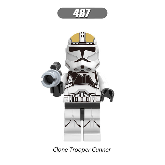 X0144 Star Wars Leia Clone Storm Troopers Action Figures Building Blocks Obi Wan Pilot Minifigs Lightsaber Children Toys Boys Gifts