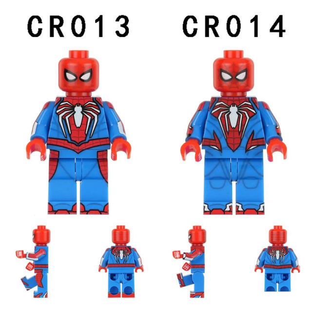 CR013-014 Maevel DC Superhero Spiderman Minifigs Building Blocks Movie Action Figures Doctor Octopus Collection Toys Children Gifts
