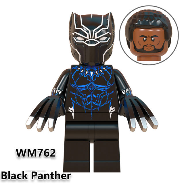 WM762 The Agent Black Shuri Panther Gamora Model Building Blocks MOC Bricks Captain America IronToys WM6068 Children Gifts Toys