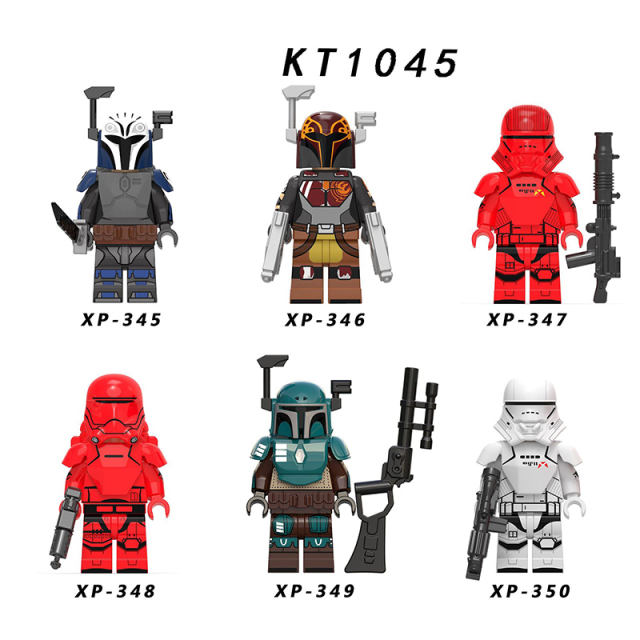 KT1045 Star Wars Mandalorians Building Blocks Stormtroopers Action Figure Movie Compatible Model Children Birthday Gifts Toys