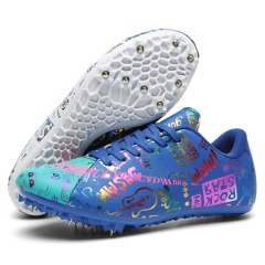 Men's / women's track and field shoes nail sprint training shoes men's antiskid track and field nail running nail shoes large 35