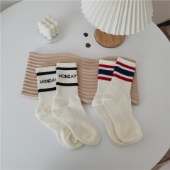 High Quality Striped custom sport socks school socks