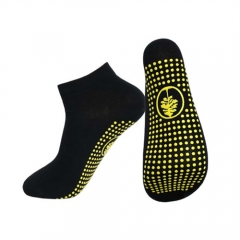 Black Non-slip Trampoline Grip Socks