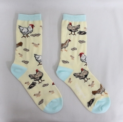 Chicken Pattern Happy socks Novelty Socks