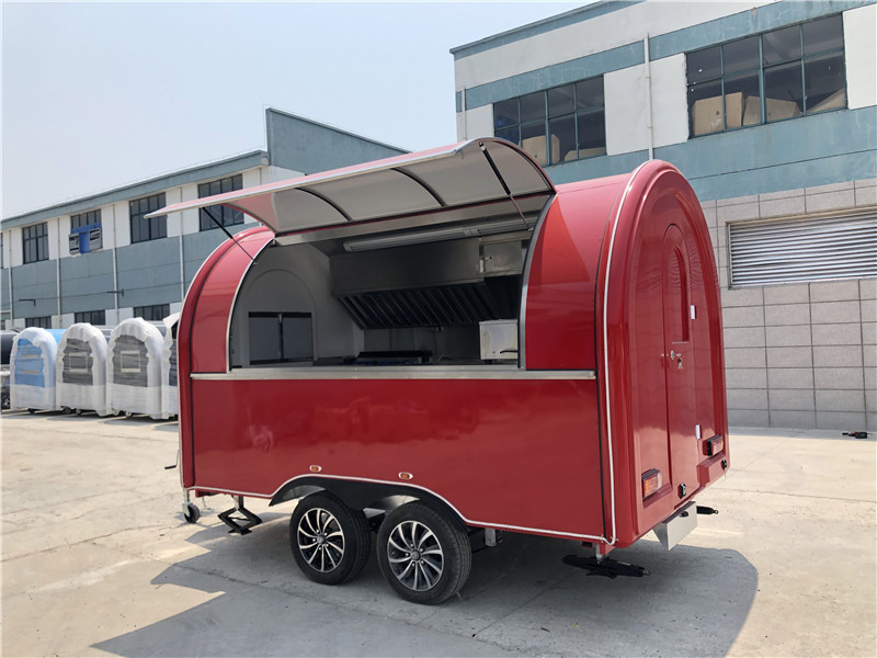 Lunch Food Truck Shaved Ice Trailer Churros Stand Dining Cart