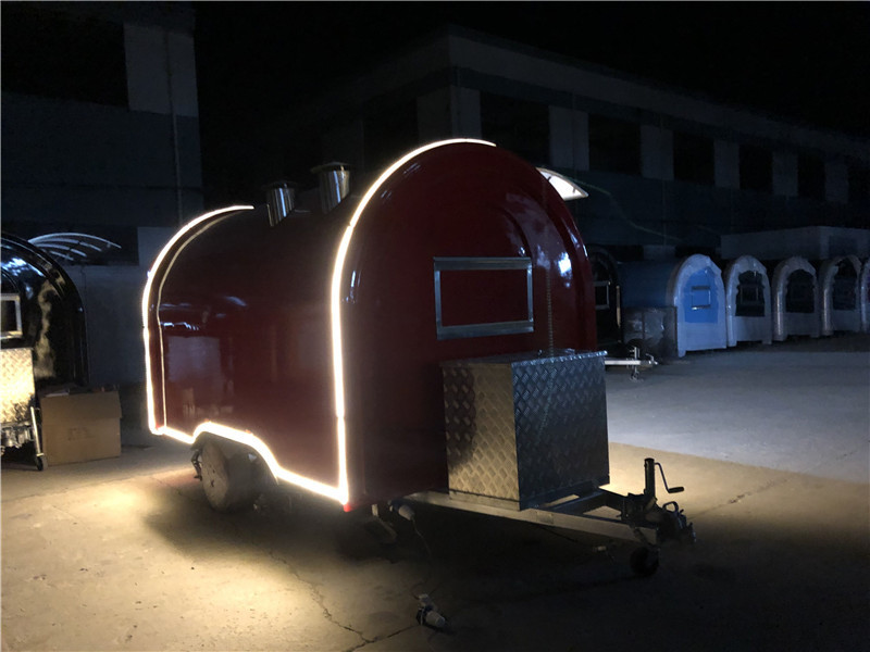 Lunch Food Truck Shaved Ice Trailer Churros Stand Dining Cart