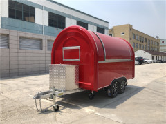 Lunch Food Truck Shaved Ice Trailer Churros Stand Dining Cart