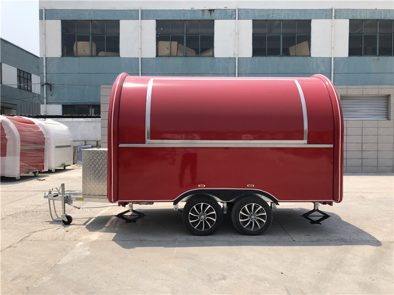 Lunch Food Truck Shaved Ice Trailer Churros Stand Dining Cart