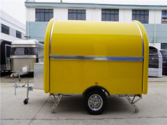 Street Food Truck Cooking Trailers Mobile Catering Van Dining Cart