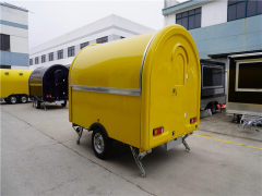 Street Food Truck Cooking Trailers Mobile Catering Van Dining Cart