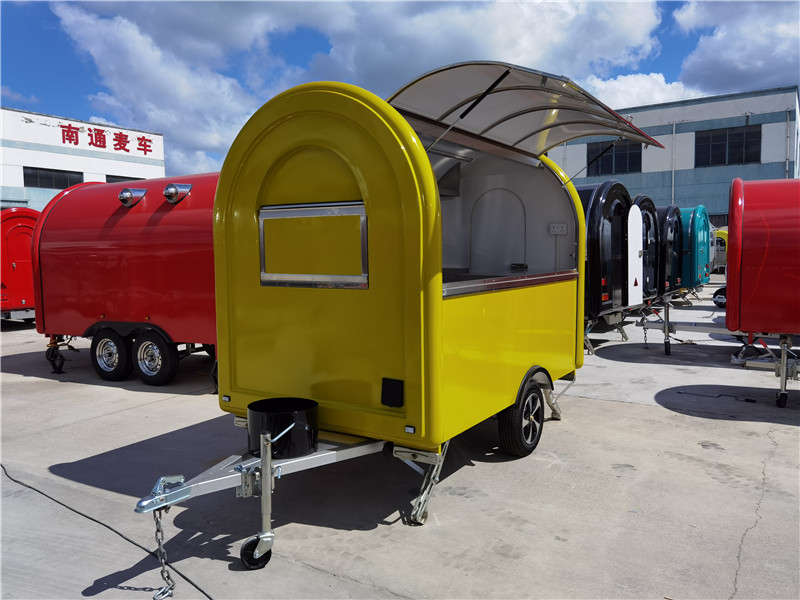 Fish And Chips Food Truck Hot Dog Trailer Fast Food Van Churros Stand