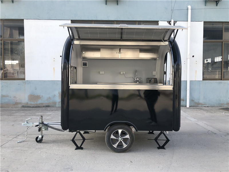 Breakfast Food Truck Mini Food Trailer Food Cart Mobile Kitchen