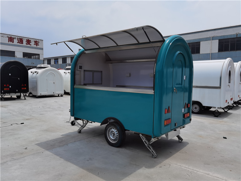 Kikos Food Truck Pizza Oven Trailer Burger Van Sales Trailer