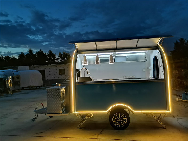 Donut Food Truck Barbeque Trailer Food Trolley Concession Stands