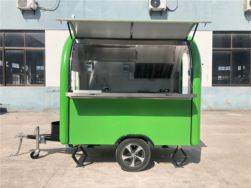 Sandwich Food Truck Small Concession Trailer Ice Cream Cart Coffee Mobile Van