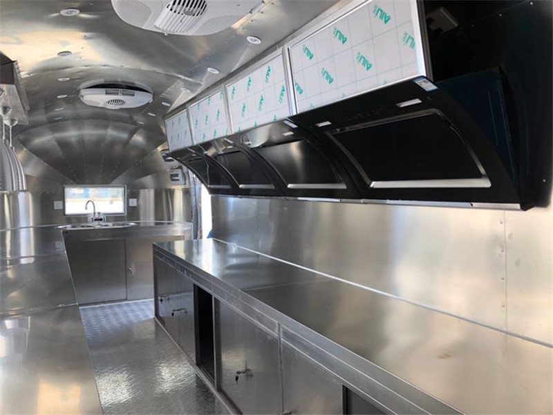 Airsteam Food Truck Mobile Kitchen Trailer Coffee Mobile Van Concession Stands