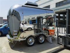 Small Airstream Food Truck Burger Catering Trailer Mobile Food Van