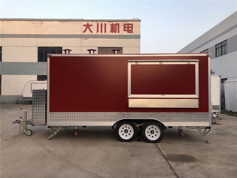 Taco Food Truck Pizza Oven Trailer Food Van Mobile Kitchen