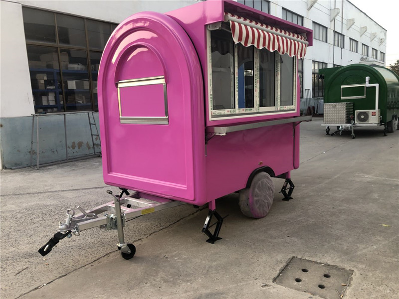 Healthy Food Truck Concession Trailer Small Food Cart Concession Stand