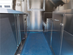 Halal Food Truck Mobile Kitchen Trailer Hot Dog Stand Dining Cart