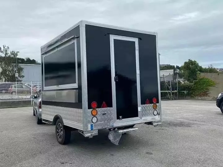 Small Box Food Trucks Concession Food Trailers 280x210cm