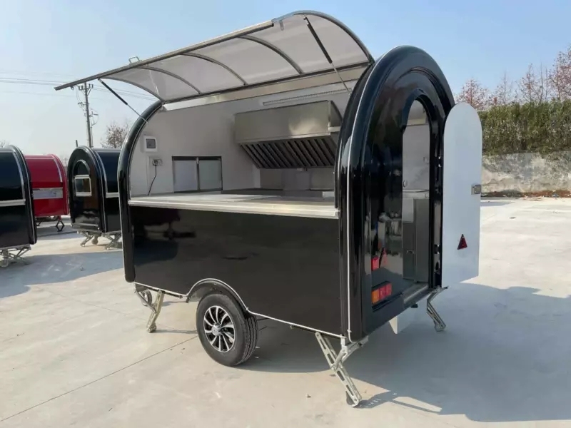 Mobile Food Trailer Remorque Food Truck Catering Trailer