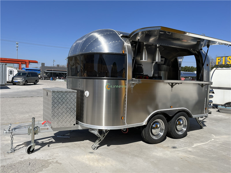 Fast Food Truck Crepe Food Trailer Ice Cream Food Cart