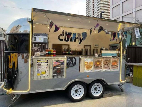 Customized noodle food truck for Japanese customer
