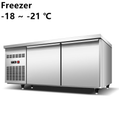 Air-Cooled Under Counter Refrigerator Workbench Fridge -18 ~ -21 ℃ (freezer)