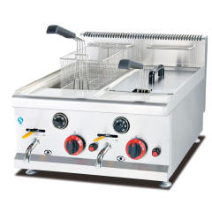 Counter Top Gas Fryers 14Lx2 GF-585