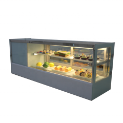 Square Sushi Display Cabinet Cake Display Fridge