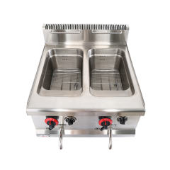 Counter Top Gas Fryers 14Lx2 GF-585
