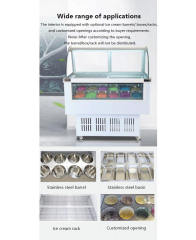 Ice Cream Freezer Ice Cream Dipping Cabinet QBQ-150