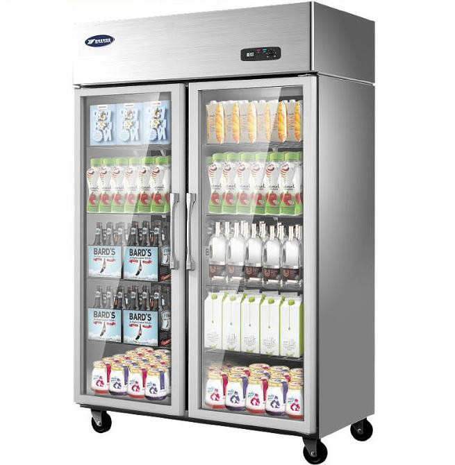 Glass Door Drink Fridge Beverage Display Fridge