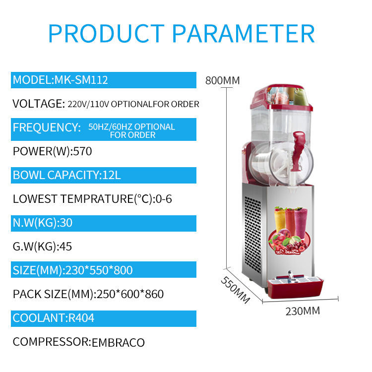 Slush Machine 1 Tank 16L