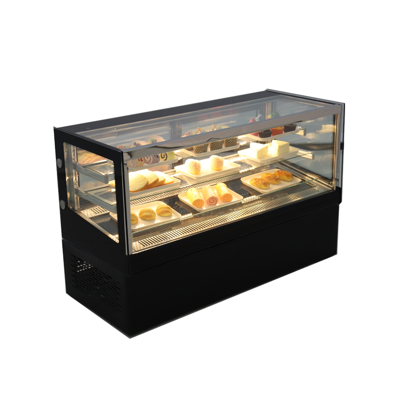 Counter Top Square Shape-Cake Display Fridge