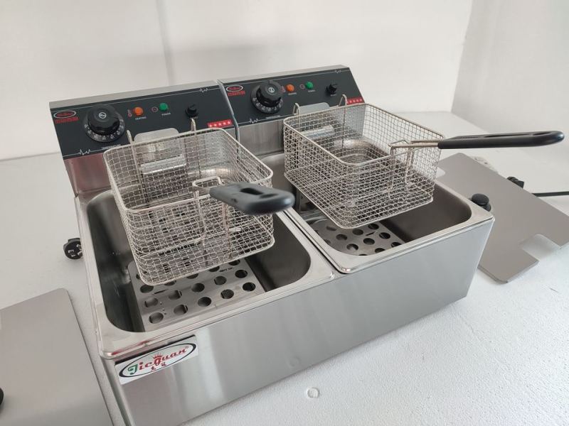 Counter Top Electric Fryers 6Lx2 DF-6L-2