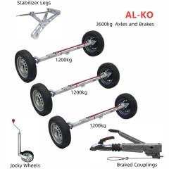 AL-KO Accessories 1200kgx3