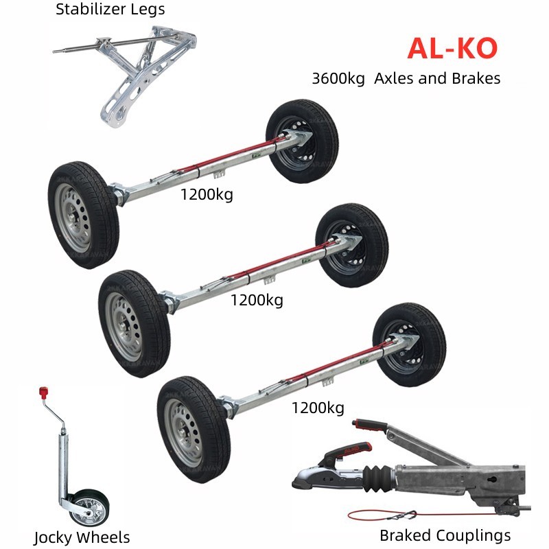 AL-KO Accessories 1200kgx3