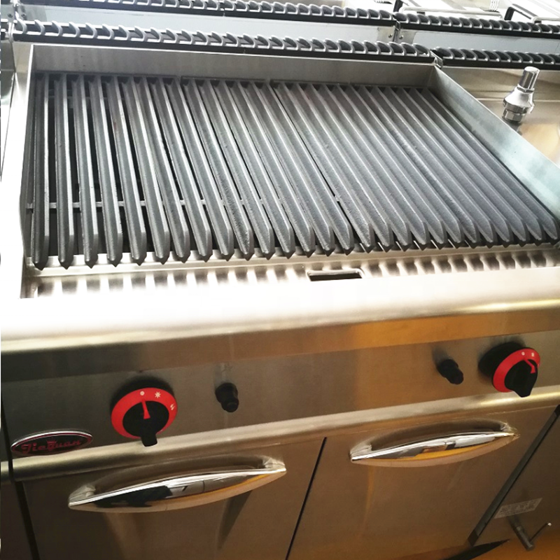 Standing Gas Lava Rock Grill GB-789