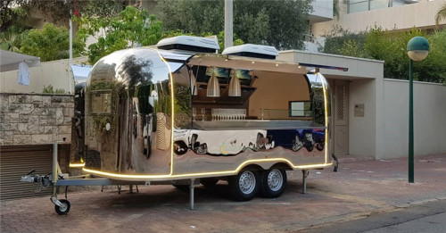 Food trucks on the streets of Hungary