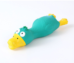 LOS ANDES Rubber Chicken Squeaky Dog Toys for Small, Medium or Large Pet Breeds, Play Fetch, Reduce Separation Anxiety