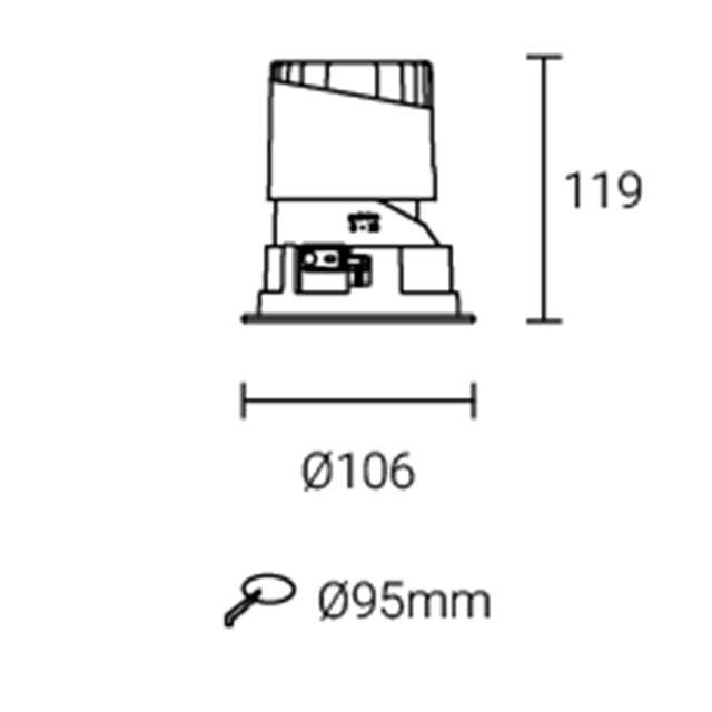 Led Down Light #XQ-100301E