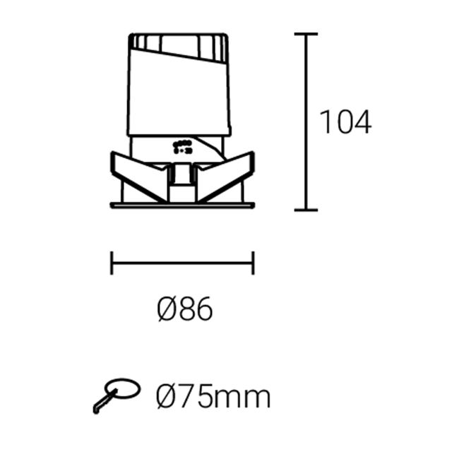 Led Down Light #XQ-100301E