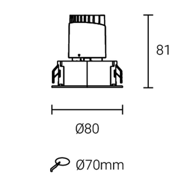 Led Down Light #XQ-100301E